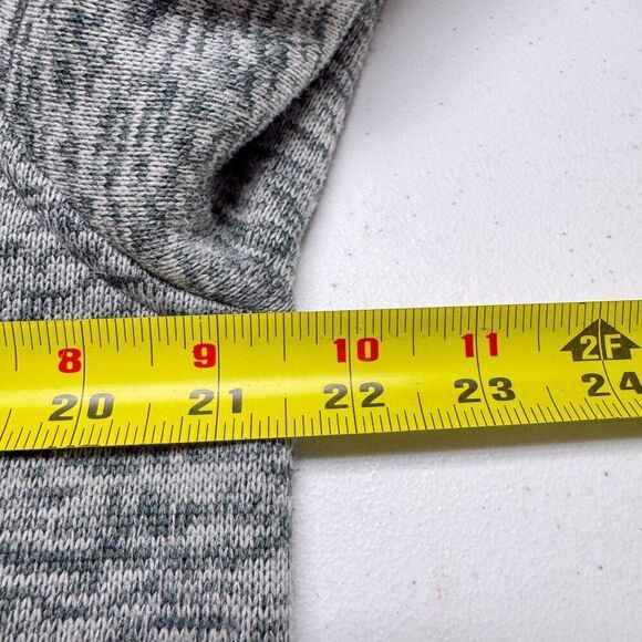 Lands End Fleece Jacket Mens Large Gray Preppy‎ Outdoor Athletic Camping Hiking - Picture 10 of 12